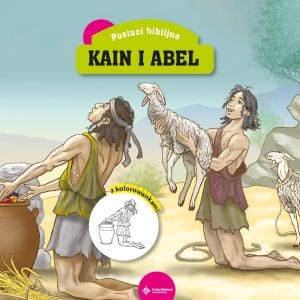 Postaci biblijne – Kain i Abel z kolorowanką
