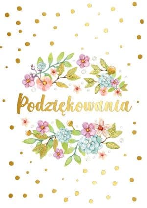 Karnet – Podziękowania PR-186