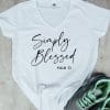 Koszulka XL  Simply Blessed – biała