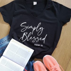 Koszulka XL Simply Blessed – czarna