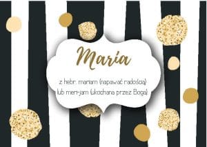 Magnes Imiona – Maria