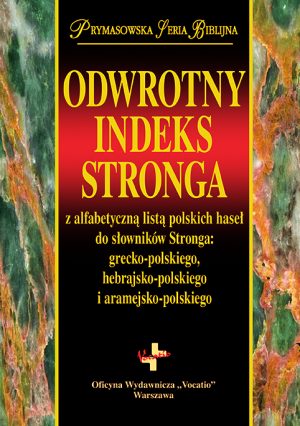 Odwrotny indeks Stronga z alfab. listą polskich