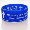Opaska silikonowa – GRUBA – Kto Przebywa Psalm 91