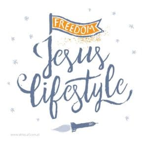 Podstawka korkowa AF – Freedom Jesus lifestyle
