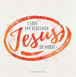 Podstawka korkowa AF – I love redeemer Jesus