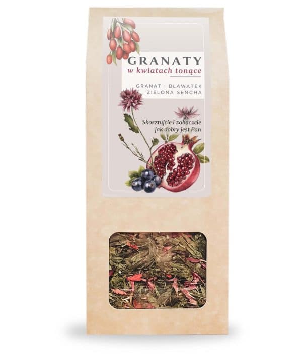 Herbata Szaron – Granaty w kwiatach tonące