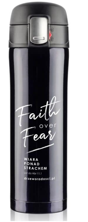Kubek termiczny – Faith – czarny