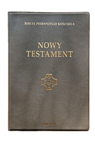 Nowy Testament BPK – PVC szara