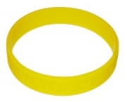 Opaska silikonowa W.W.J.D. żółta