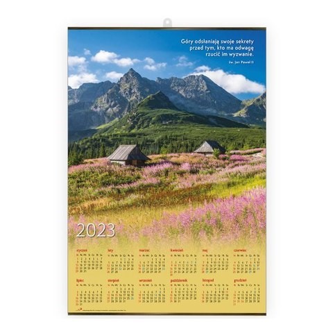 Kalendarz 2023 - Góry plakat duży
