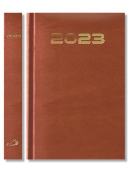 Terminarz 2023 - B6 Standard - brązowy