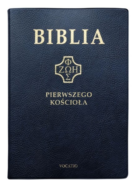 Biblia Pierwszego Kościoła PVC granat