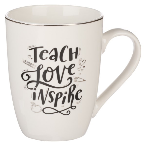 Kubek ceramiczny - Teach Love Inspire