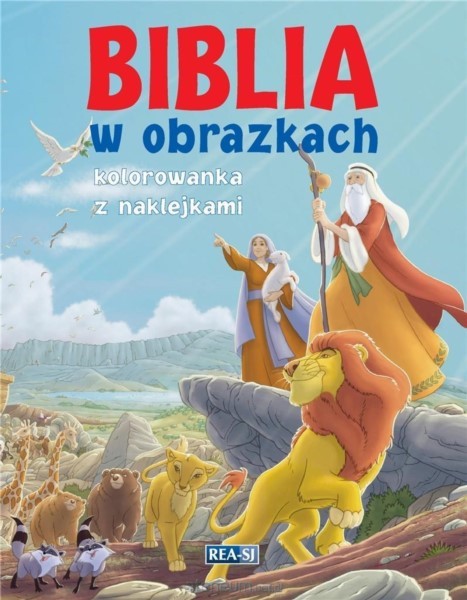 Biblia w obrazkach - kolorowanka z naklejkami