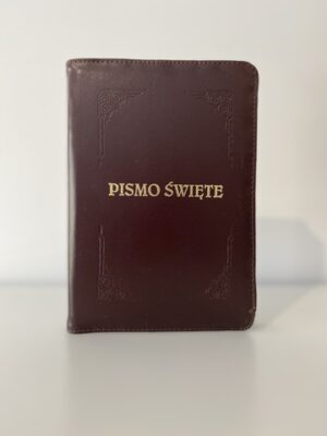 Biblia TB średnia – skóra – brązowa