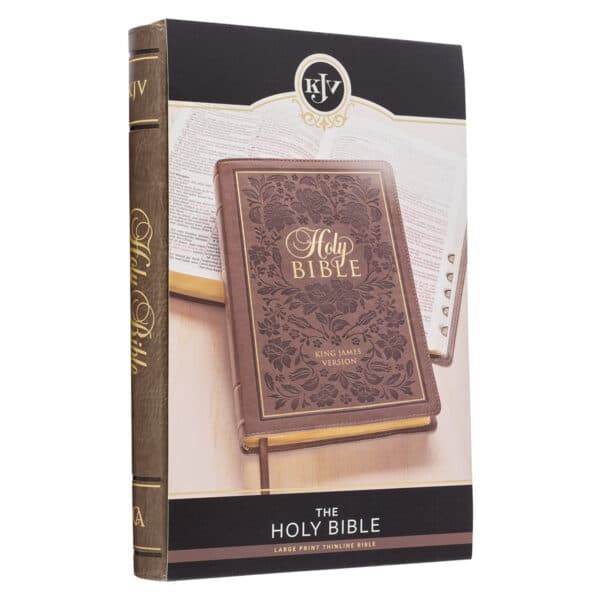 KJV Bible – brąz index złocenia