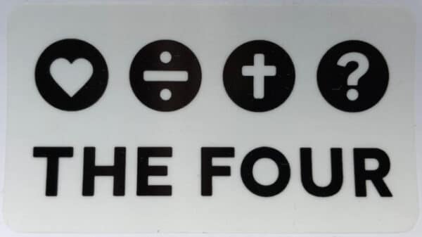 Naklejka czarna – The Four