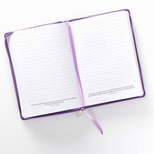 Notatnik skórzany – I Know the Plans Lilac Purpl