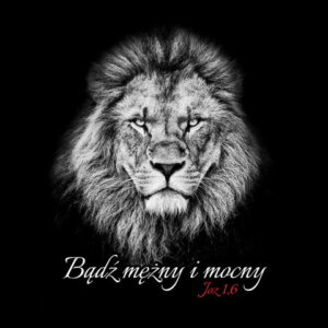 Podstawka korkowa – Bądź mężny i mocny – lew
