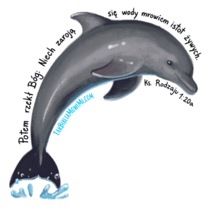 Naklejka – Delfin