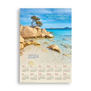 Kalendarz plakatowy duży 2024 – Sardynia