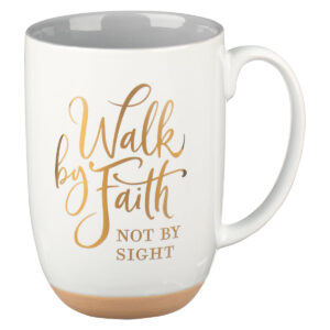 Kubek ceramiczny – Walk By Faith White