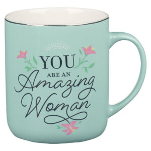 Kubek ceramiczny – You Are An Amazing Woman Teal