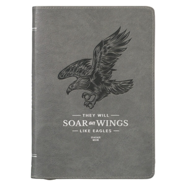 Notatnik skórzany z zamkiem – Wings Like Eagles