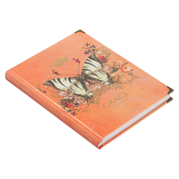Notatnik – twarda oprawa – Orange Grace Butterfly
