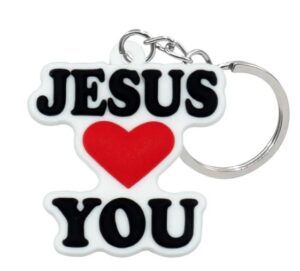 Breloczek gumowy – Jesus love You