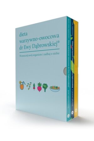 Dieta dr Ewy Dąbrowskiej – 3 książki – niebieska