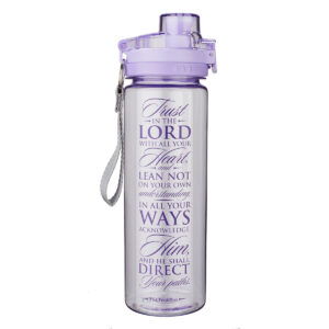 Butelka na wodę – Trust in the Lord Purple
