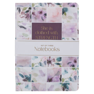 Komplet notatników – Purple Floral