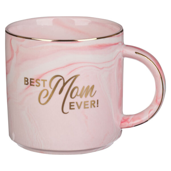 Kubek ceramiczny – Best Mom Ever Pink