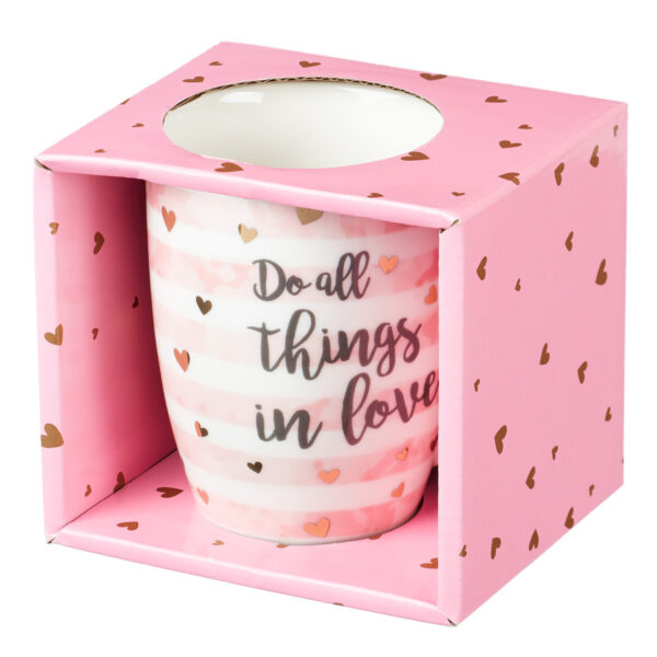 Kubek ceramiczny – Do All Things in Love