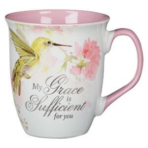 Kubek ceramiczny – My Grace is Hummingbird Pink