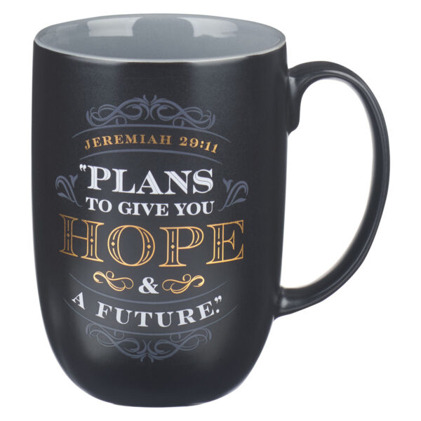 Kubek ceramiczny – Plans for Hope Black