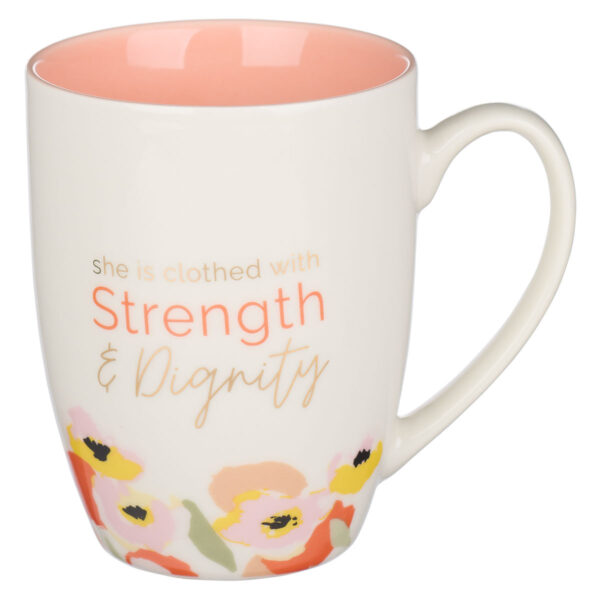 Kubek ceramiczny – Strength & Dignity Peach