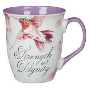 Kubek ceramiczny – Strength Hummingbird Purple