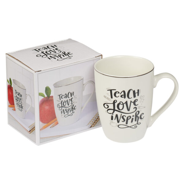 Kubek ceramiczny – Teach Love Inspire