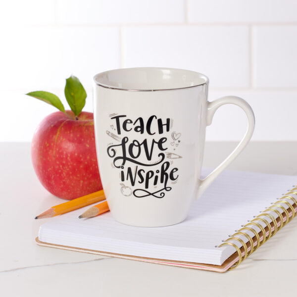 Kubek ceramiczny – Teach Love Inspire