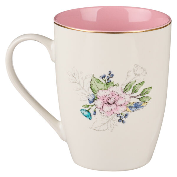 Kubek ceramiczny – The LORD Delights in You Pink