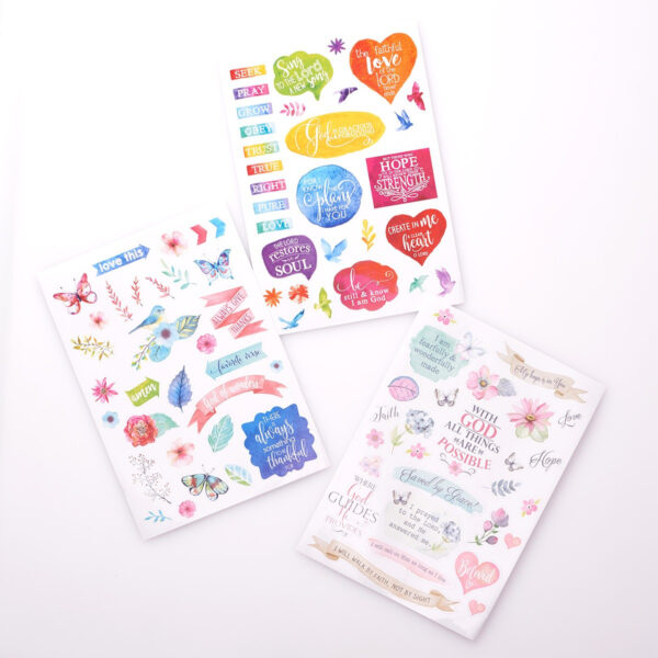 Naklejki – Colorful Stickers for Bible Journaling