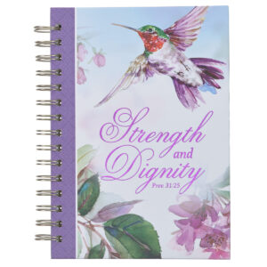 Notatnik na spirali – Strength Purple Hummingbird