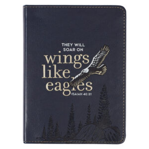 Notatnik skórzany – Wings Like Eagles Navy Blue
