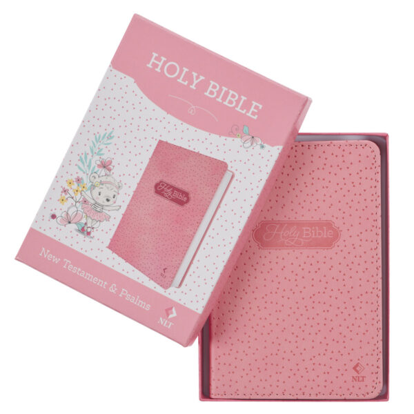 Pink NLT New Testament Keepsake Bible for Girls