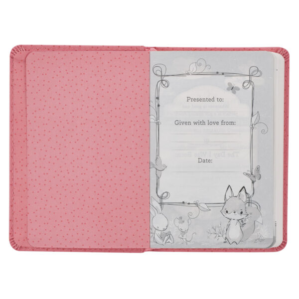 Pink NLT New Testament Keepsake Bible for Girls