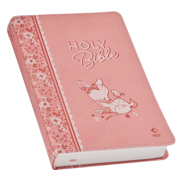 Pink NLT New Testament Keepsake Bible for Girls