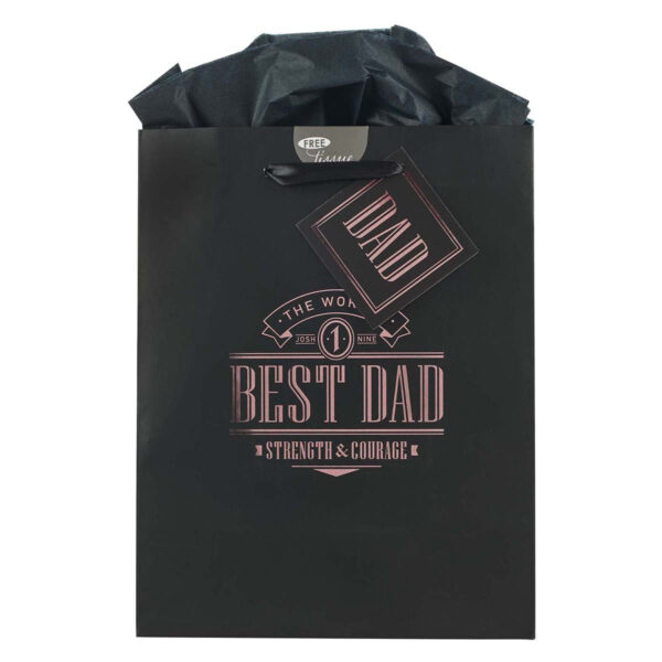 Torba prezentowa – The World’s Best Dad Black