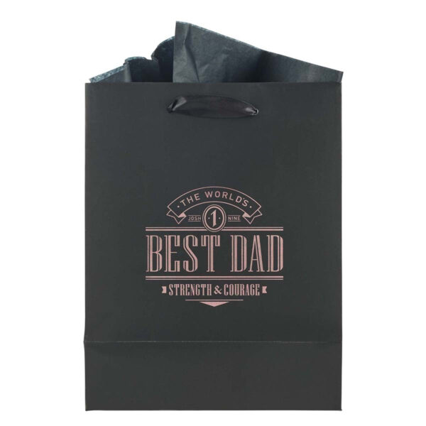 Torba prezentowa – The World’s Best Dad Black